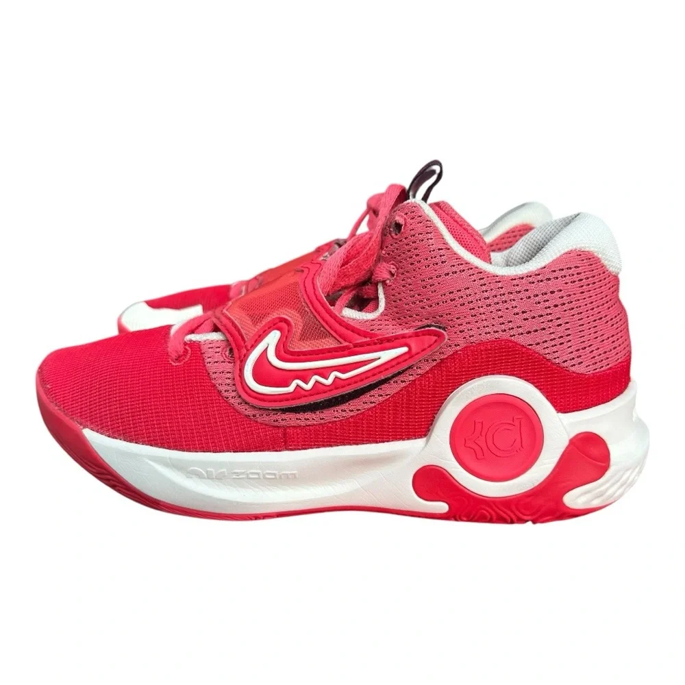 Nike KD Trey 5 IX Men's 7.5 Red White Basketball Shoes Sneakers‎